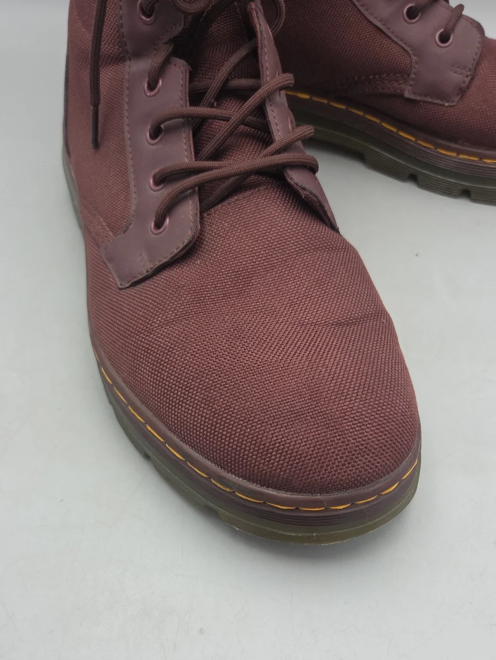 Dr. Martens Men's Combs Casual Combat Boots Lace Up Durable Sole 13 Brown Red